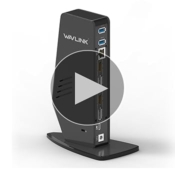 WAVLINK USB C Universal Laptop Docking Station Dual Monitor
